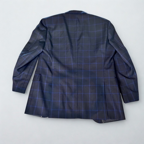 HUGO BOSS Mens Blazer Sport Coat Casual Jacket Size 40R Wool Navy Suit - Picture 2 of 8